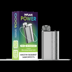 Электронная сигарета INFLAVE POWER 9000 затяжек Виноград Белый чай